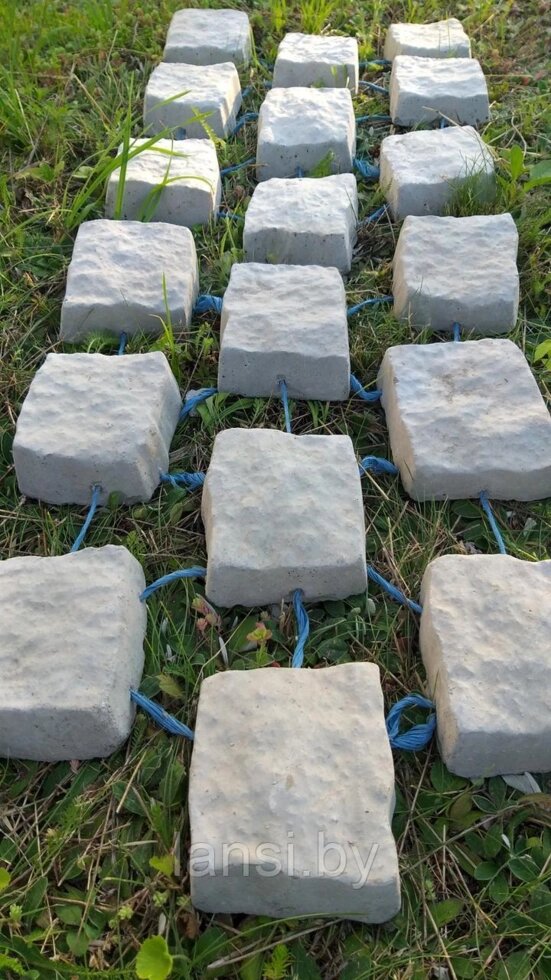 Плитка тротуарная "Брусчатка 2"  бетон от компании ООО «Ланси» - фото 1