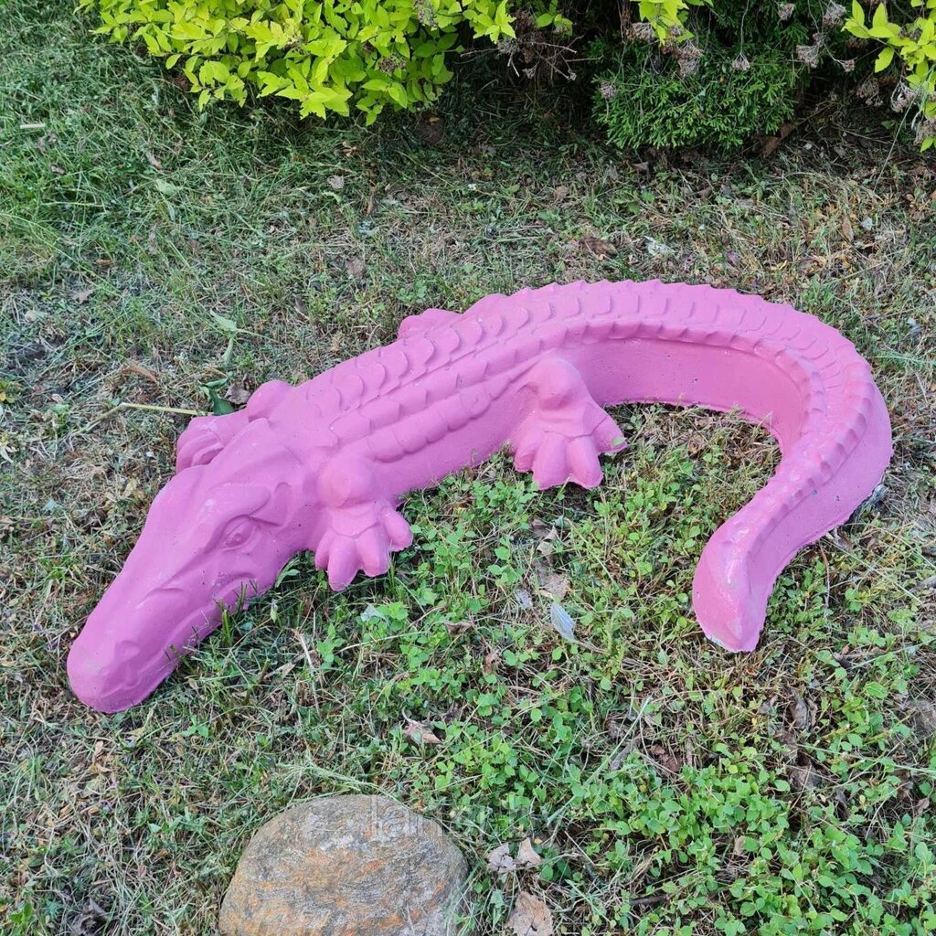 Скульптура из бетона " Крокодил 3"  большой от компании ООО «Ланси» - фото 1