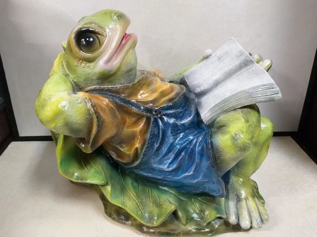 Скульптура "Лягушонок с книгой" от компании ООО «Ланси» - фото 1
