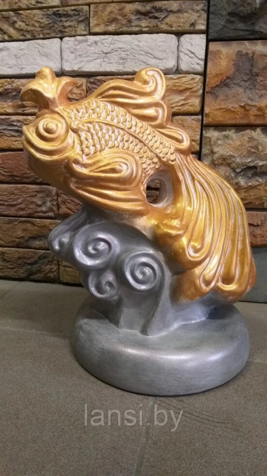 Скульптура "Золотая рыбка " фонтан от компании ООО «Ланси» - фото 1