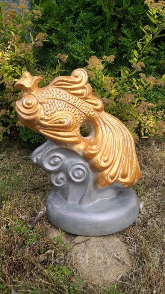 Скульптура "Золотая рыбка " фонтан от компании ООО «Ланси» - фото 1