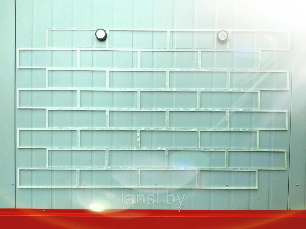 Трафарет на стену под кирпич 1130х665х2мм (многоразовый) от компании ООО «Ланси» - фото 1