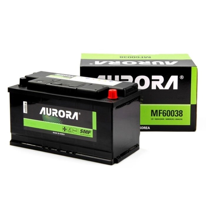 Аккумулятор AURORA DIN MF-60038 L5, 100 Ah, 850 A, 354x174x190, обратная полярность от компании Интернет-гипермаркет «MALL24» - фото 1