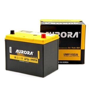 Аккумулятор aurora JIS ULTRA UMF-115D26R, 85 ah, 750 A, 257x172x220, прямая полярность