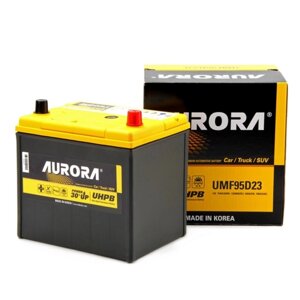 Аккумулятор aurora JIS ULTRA UMF-95D23R, 75 ah, 700 A, 230x172x220, прямая полярность