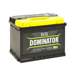 Аккумулятор Dominator 55 А/ч, 510 А, 242х175х190, обратная полярность