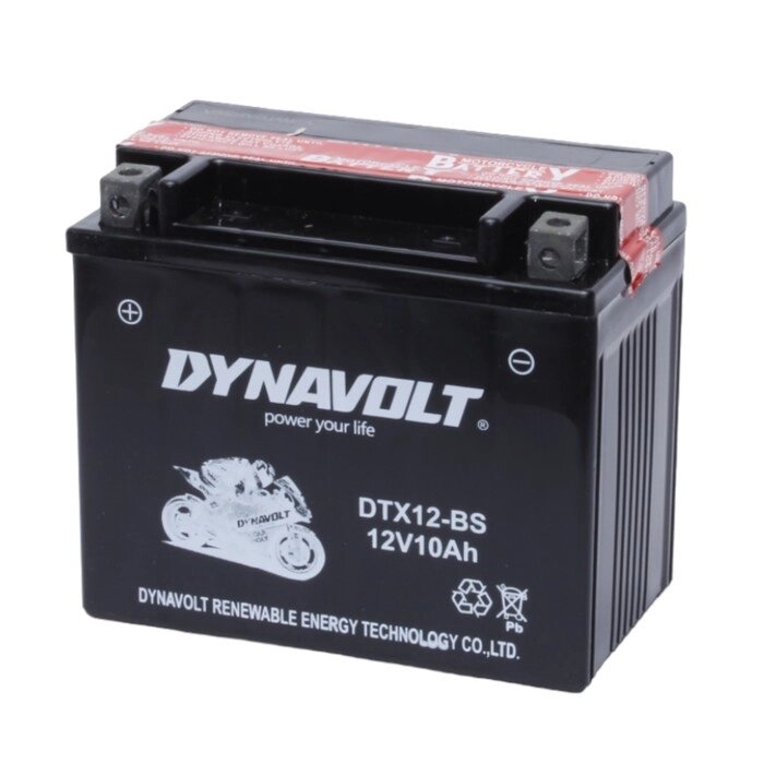 Аккумулятор Dynavolt DTX12-BS, 12V, AGM, прямая, 160 A, 150 х 87 х 130 от компании Интернет-гипермаркет «MALL24» - фото 1