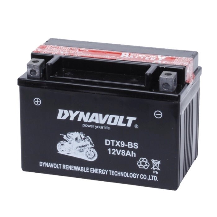 Аккумулятор Dynavolt DTZ10S, 12V, SLA, прямая, 155 А, 150 х 86 х 94 от компании Интернет-гипермаркет «MALL24» - фото 1