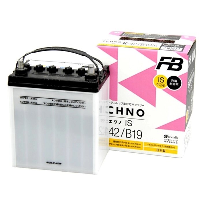 Аккумулятор FB ECHNO IS, 33 Ah, 380 А, 185x125x227, обратная полярность от компании Интернет-гипермаркет «MALL24» - фото 1