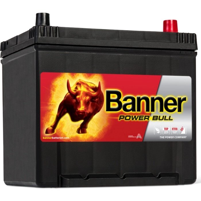 Аккумуляторная батарея Banner 80 Ач, обратная полярность Power Bull P580 09 (D26FL) от компании Интернет-гипермаркет «MALL24» - фото 1