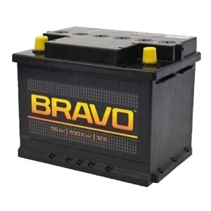Аккумуляторная батарея BRAVO 55 А/ч - 6 СТ АПЗ, прямая полярность