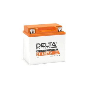 Аккумуляторная батарея Delta СТ1207.2 (YTZ7S)12V, 7 Ач обратная (