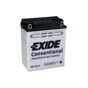 Аккумуляторная батарея Exide 12 Ач EB12A-A (12N12A-4A-1), прямая полярность