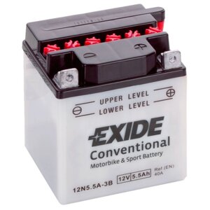 Аккумуляторная батарея Exide 5.5 Ач 12N5,5-3B, обратная полярность