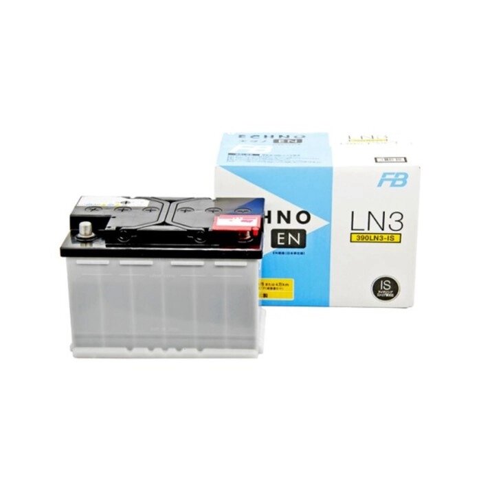 Аккумуляторная батарея FB ECHNO EN 72 Ач EFB (390LN3-IS), обратная полярность от компании Интернет-гипермаркет «MALL24» - фото 1