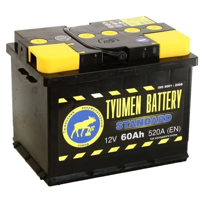 Аккумуляторная батарея Тюмень 60 Ач 6СТ-60L, Standard от компании Интернет-гипермаркет «MALL24» - фото 1