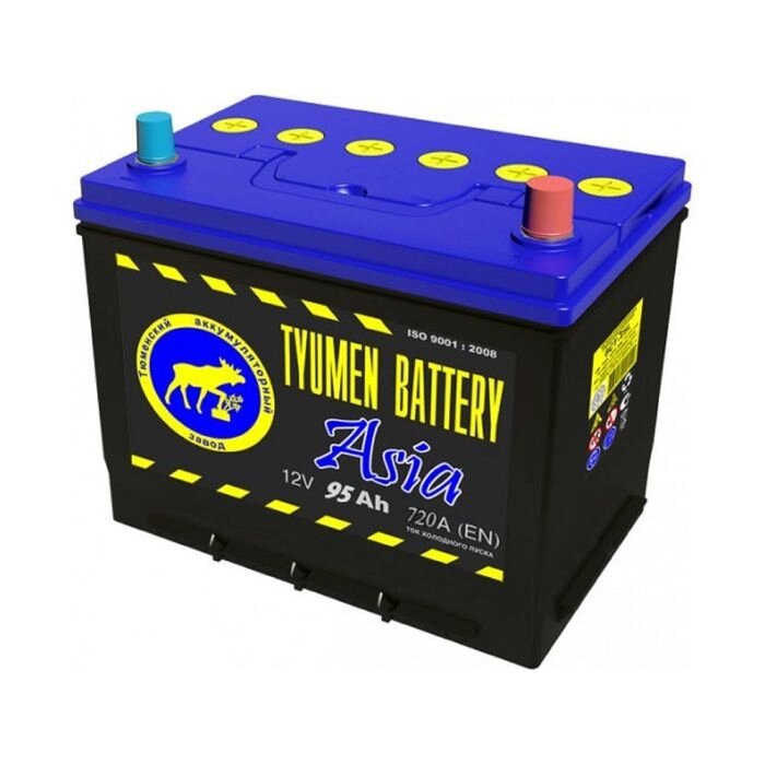 Аккумуляторная батарея Тюмень 95 Ач, обратная полярность 6СТ-95L, Азия от компании Интернет-гипермаркет «MALL24» - фото 1