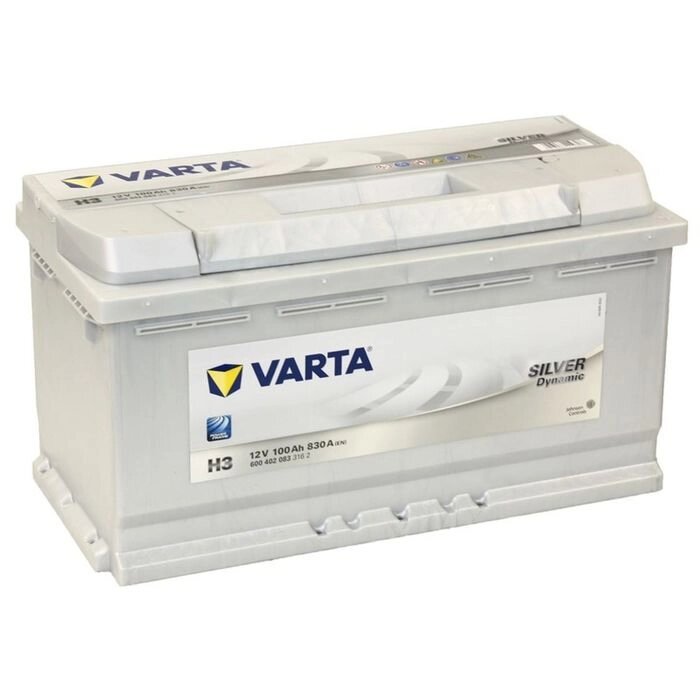 Аккумуляторная батарея Varta 100 Ач, обратная полярность Silver Dynamic 600 402 083 от компании Интернет-гипермаркет «MALL24» - фото 1