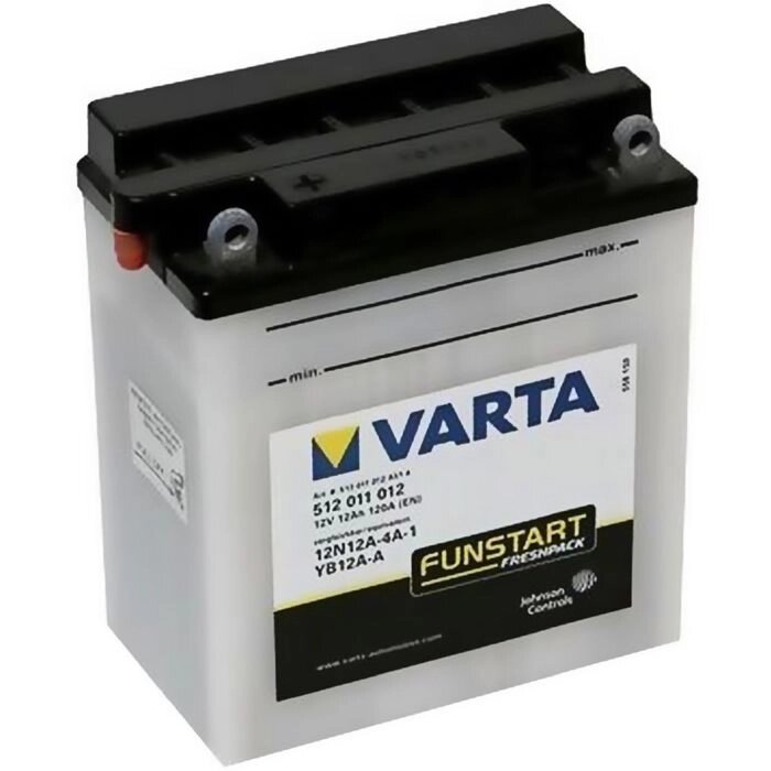 Аккумуляторная батарея Varta 12 Ач Moto 512 011 012 (12N12A-4A-1/YB12A-A) от компании Интернет-гипермаркет «MALL24» - фото 1