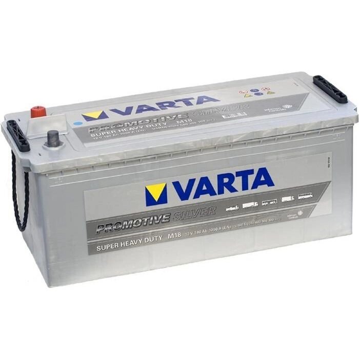 Аккумуляторная батарея Varta 180 Ач, обратная полярность PRO-motive Silver 680 108 100 от компании Интернет-гипермаркет «MALL24» - фото 1