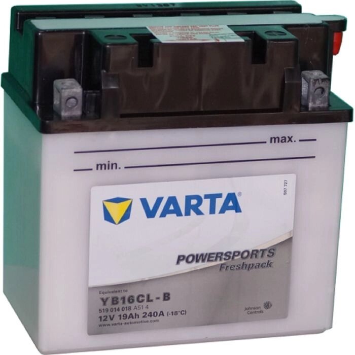 Аккумуляторная батарея Varta 19 Ач Moto 519 014 018 (YB16CL-B) от компании Интернет-гипермаркет «MALL24» - фото 1