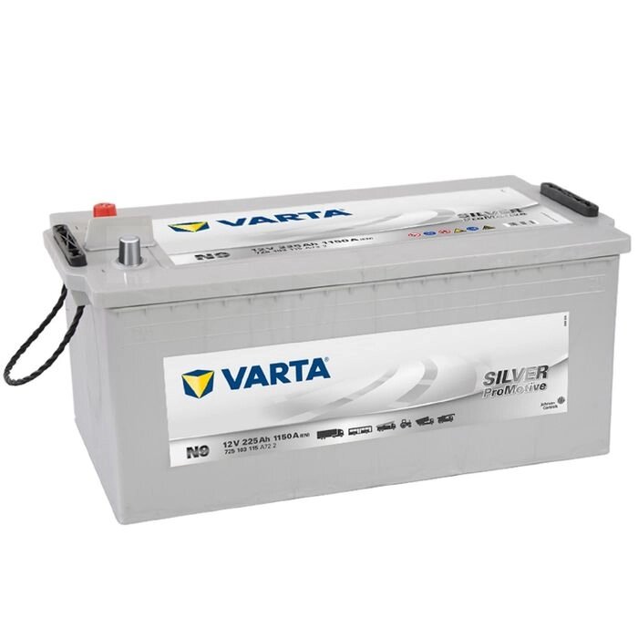 Аккумуляторная батарея Varta 225 Ач, обратная полярность PRO-motive Silver 725 103 115 от компании Интернет-гипермаркет «MALL24» - фото 1