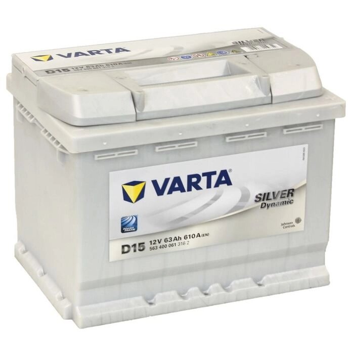 Аккумуляторная батарея Varta 63 Ач, обратная полярность Silver Dynamic 563 400 061 от компании Интернет-гипермаркет «MALL24» - фото 1