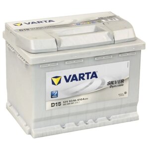Аккумуляторная батарея Varta 63 Ач, обратная полярность Silver Dynamic 563 400 061
