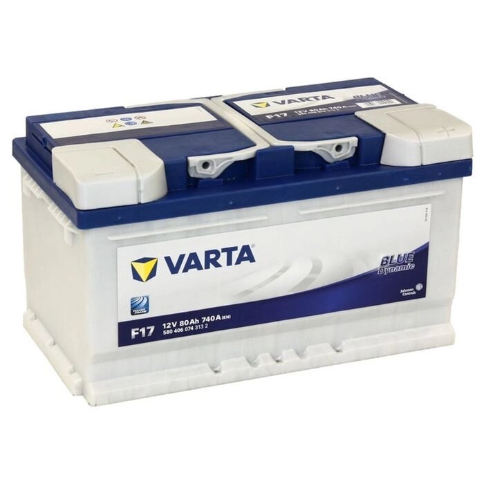 Аккумуляторная батарея Varta 80 Ач, обратная полярность Blue Dynamic 580 406 074, низкий от компании Интернет-гипермаркет «MALL24» - фото 1