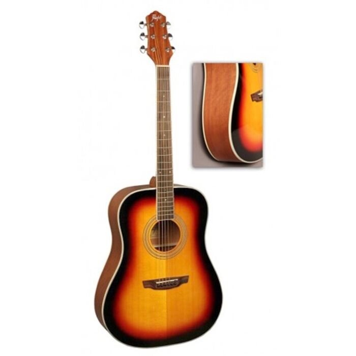 Акустическая гитара FLIGHT AD-200 3TS от компании Интернет-гипермаркет «MALL24» - фото 1