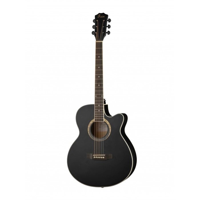 Акустическая гитара Foix FFG-2040C-BK, черная от компании Интернет-гипермаркет «MALL24» - фото 1