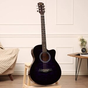 Акустическая гитара Music Life QD-H40Q-hw, фиолет