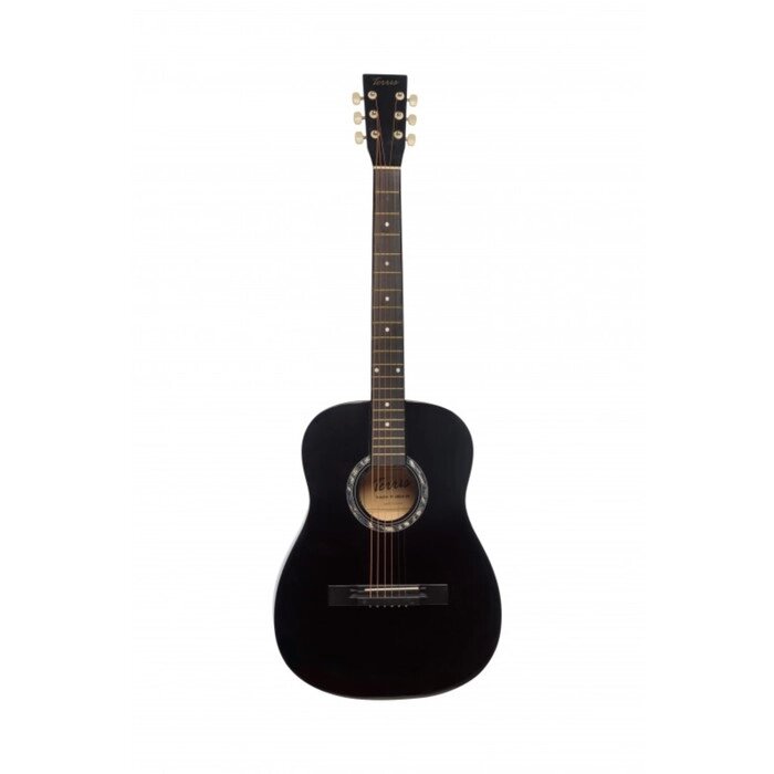 Акустическая гитара TERRIS TF-380A BK черная от компании Интернет-гипермаркет «MALL24» - фото 1