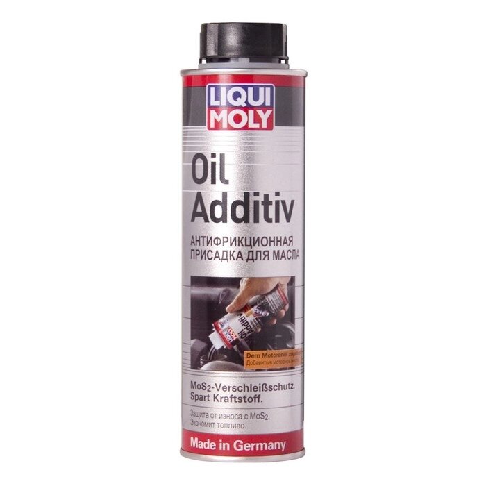 Антифрикционная присадка с дисульфидом молибдена в моторное масло LiquiMoly Oil Additiv , 0,3 л (1998) от компании Интернет-гипермаркет «MALL24» - фото 1