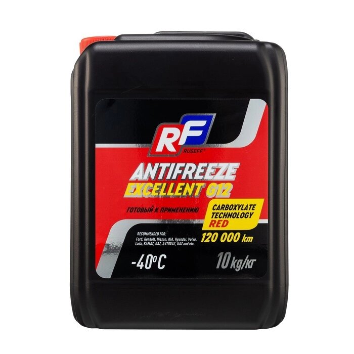 Антифриз ANTIFREEZE EXCELLENT G12 RUSEFF, 10 кг 17358N от компании Интернет-гипермаркет «MALL24» - фото 1