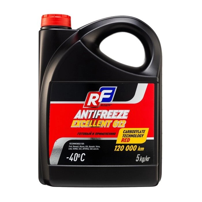 Антифриз ANTIFREEZE EXCELLENT G12 RUSEFF, 5 кг 17359N от компании Интернет-гипермаркет «MALL24» - фото 1