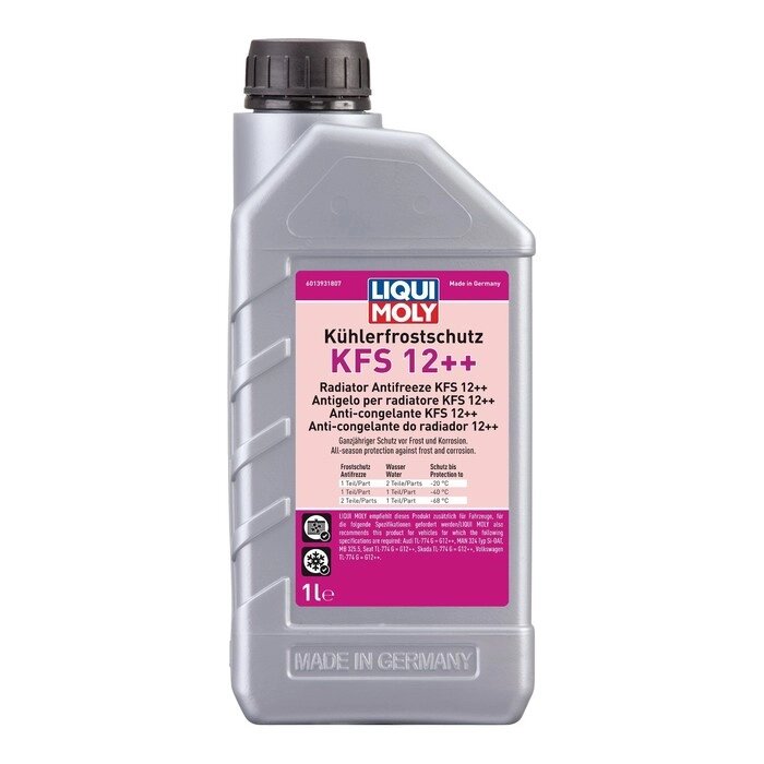 Антифриз LiquiMoly Kuhlerfrostschutz KFS 12++, концентрат, 1 л от компании Интернет-гипермаркет «MALL24» - фото 1