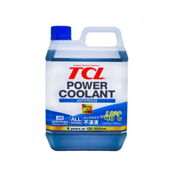 Антифриз TCL POWER COOLANT -40C, синий, длительного действия, 2 л от компании Интернет-гипермаркет «MALL24» - фото 1