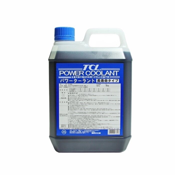 Антифриз TCL POWER COOLANT, концентрированный синий, длительного действия, 2 л от компании Интернет-гипермаркет «MALL24» - фото 1