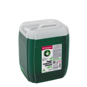 Антифриз totachi SUPER LLC green,40 C, 10 л