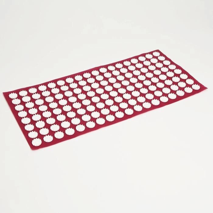 Аппликатор "Кузнецова", 144 колючки, спанбонд, 26х56 см, красный от компании Интернет-гипермаркет «MALL24» - фото 1