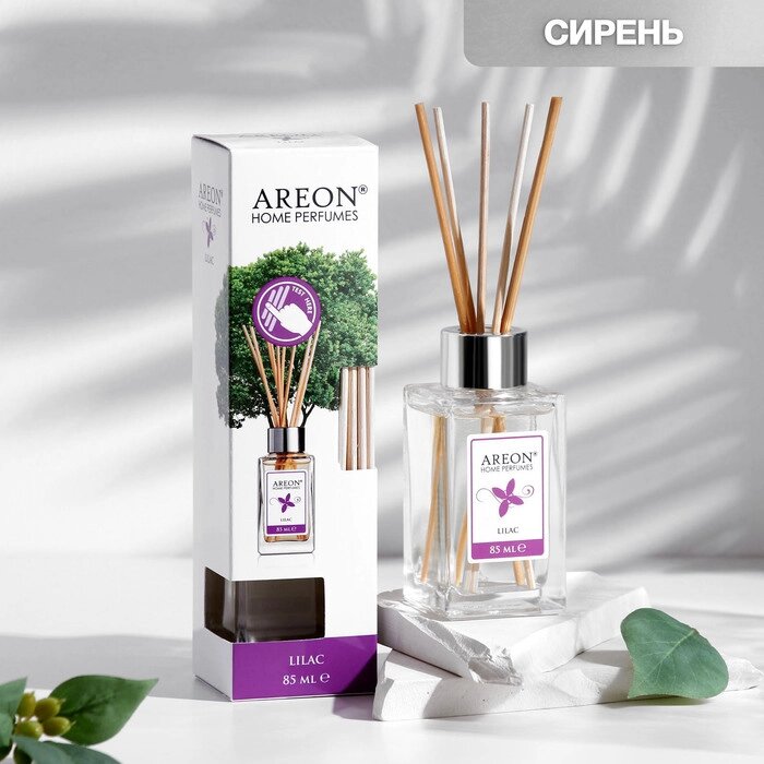 Ароматический диффузор для дома Areon Sticks, 85 мл, сирень от компании Интернет-гипермаркет «MALL24» - фото 1