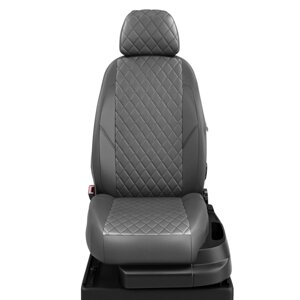 Авточехлы для Hyundai Tucson 3 с 2015-2020 джип Задние спинка 40 на 60, сиденье единое. Задний подлокотник (молния),