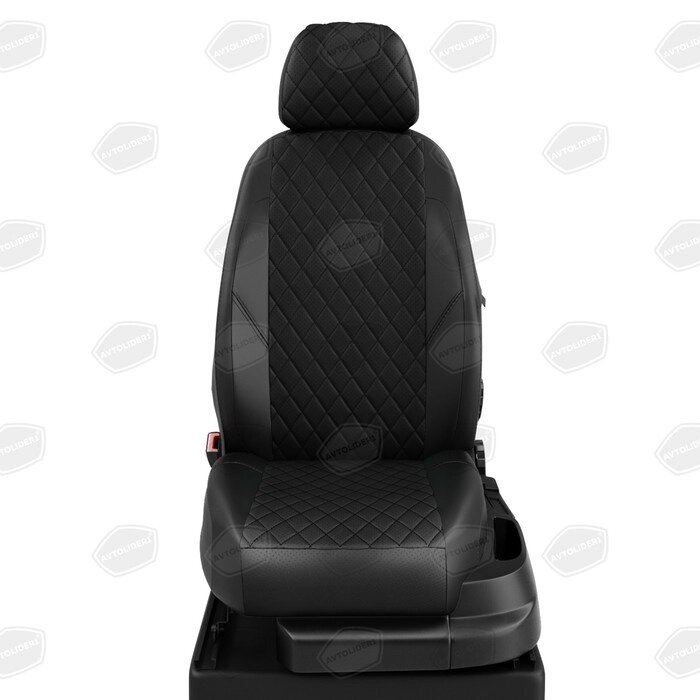 Авточехлы для Kia Cerato 3 с 2013-2018 седан спинка 40/60, сиденье единое. передний подлокотник, задний от компании Интернет-гипермаркет «MALL24» - фото 1