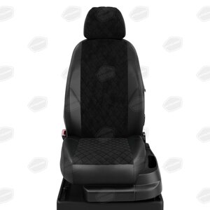 Авточехлы для Kia Cerato 3 с 2013-2018 седан спинка 40/60, сиденье единое. передний подлокотник, задний
