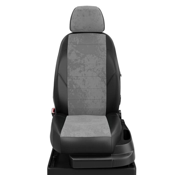 Авточехлы для Nissan Almera NEW с 2014-н. в. седан Задняя спинка 40 на 60, сиденье единое, 5-подголовников от компании Интернет-гипермаркет «MALL24» - фото 1