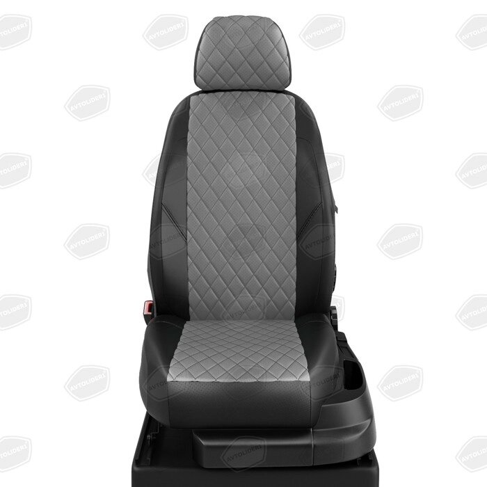 Авточехлы для вАЗ X-ray с 2015-н. в. джип спинка 40/60, сиденье единое, передние спинки с AIR-BAG, 5 подголовников от компании Интернет-гипермаркет «MALL24» - фото 1