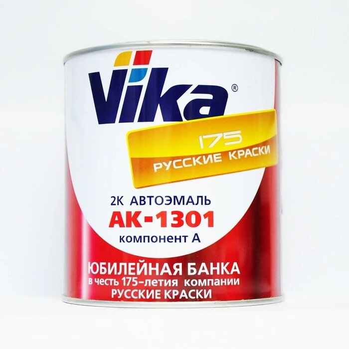 Автоэмаль "ВИКА" АК-1301 вишнёвая 02 127, 0,85 кг от компании Интернет-гипермаркет «MALL24» - фото 1