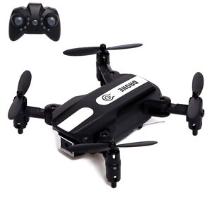 АВТОГРАД Квадрокоптер FLASH DRONE, камера 480P, Wi-FI, с сумкой, цвет черный