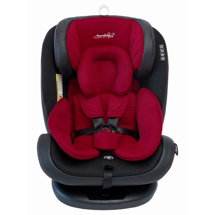 Автокресло детское Amarobaby ST-3, Isofix класс D, группа 0+/1/2/3, цвет красный от компании Интернет-гипермаркет «MALL24» - фото 1